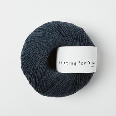 Merino deep petroleum blue