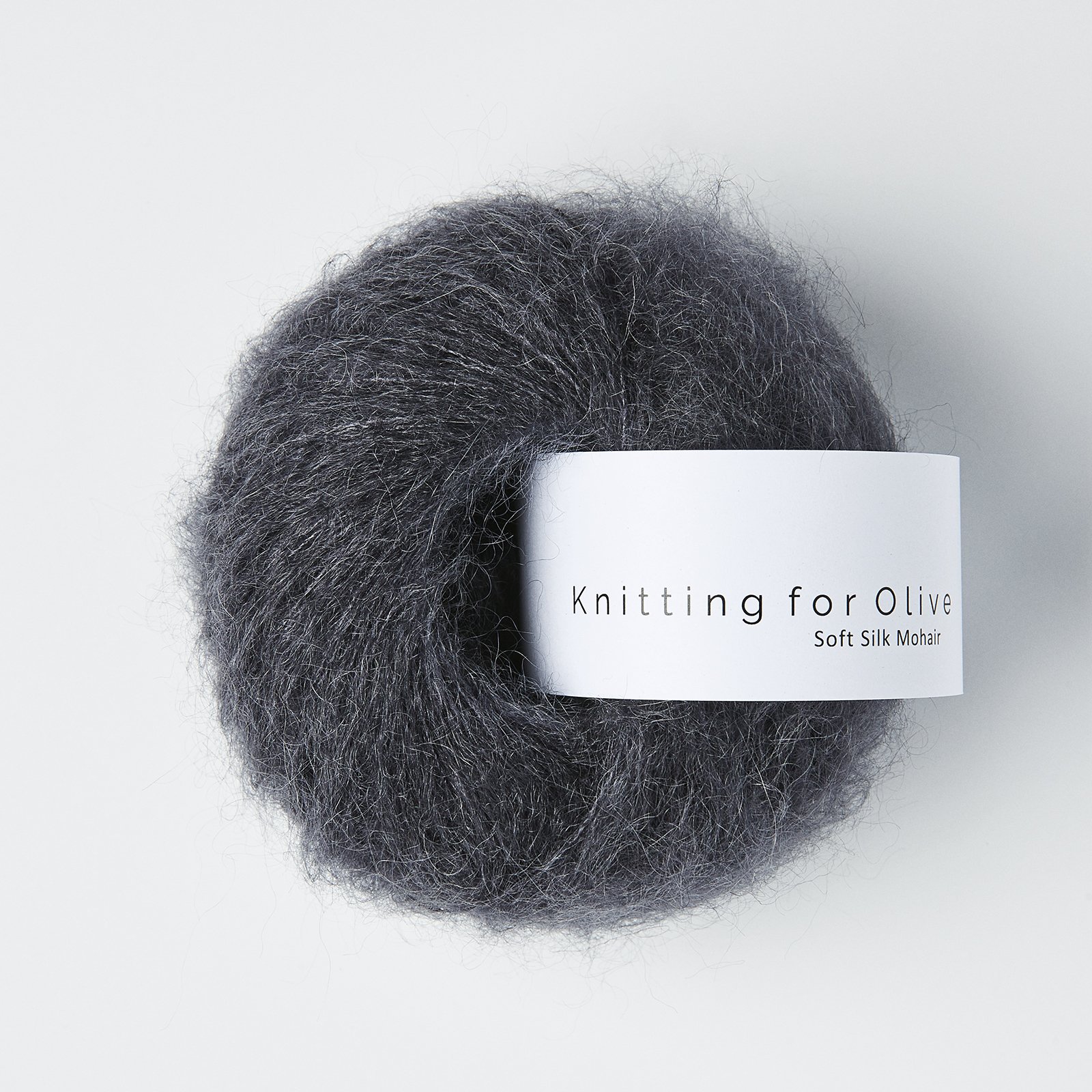 Soft silk Mohair slate grey