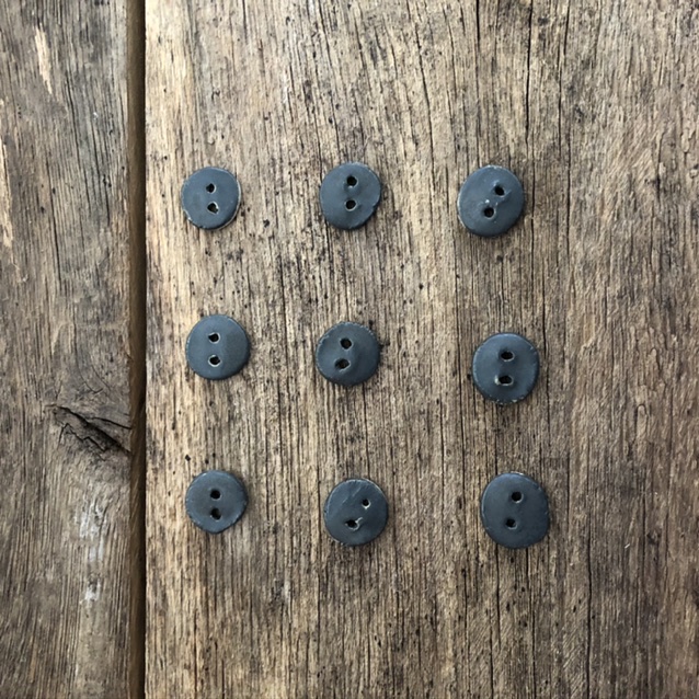 Button made of ceramic