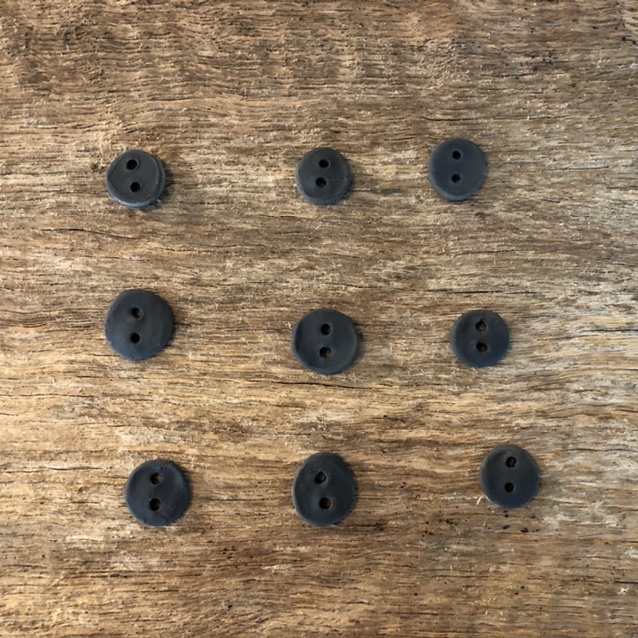 Button made of ceramic