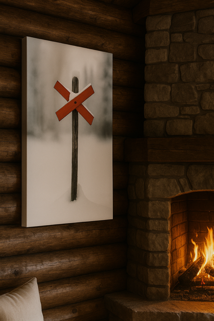 Canvas board - Articulated cross - 4 different sizes