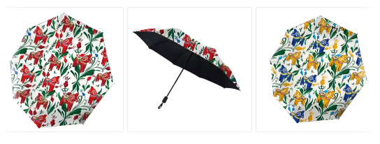 Umbrella - Dala horses