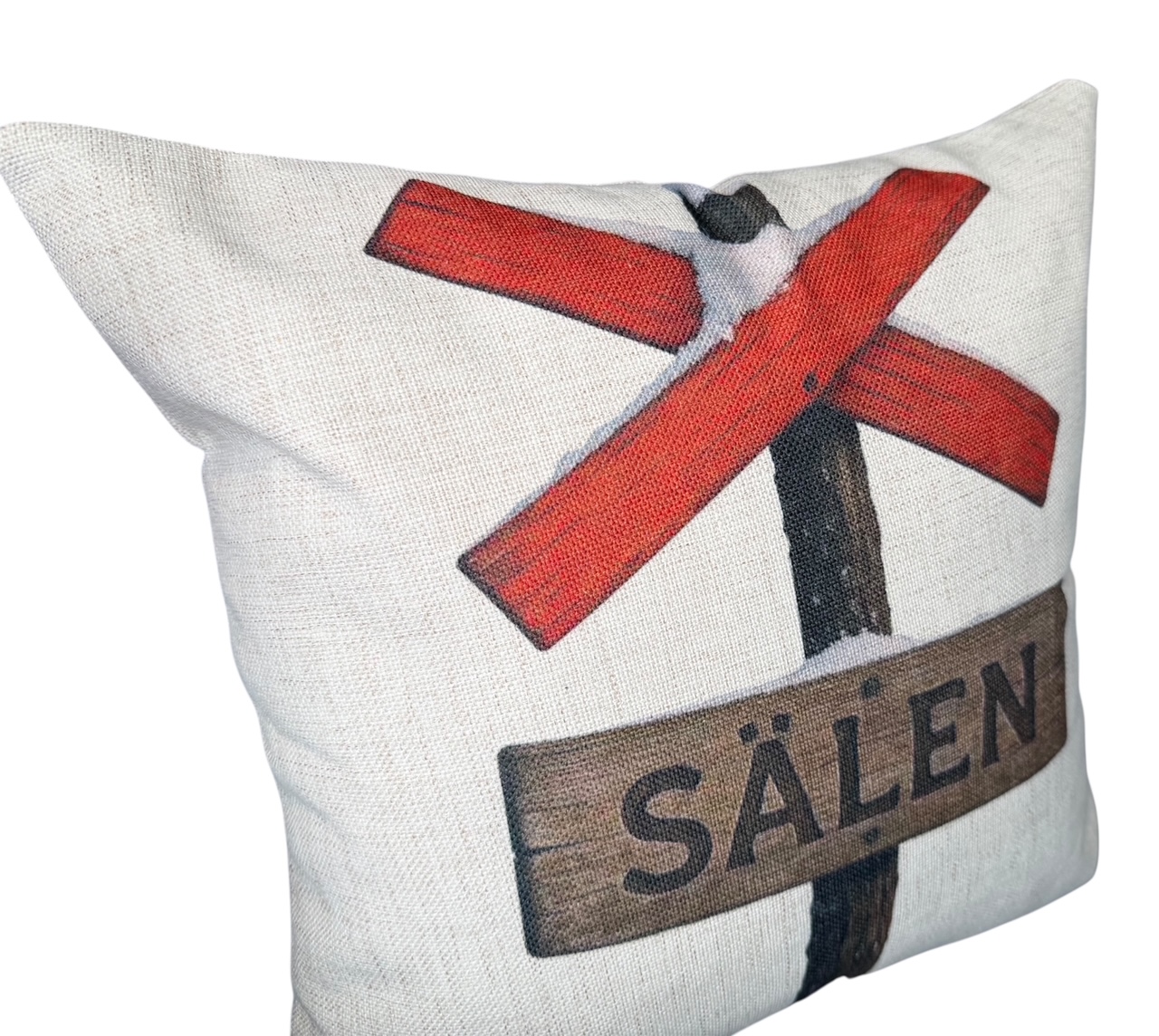 Cushion cover - Leather cross (Choose from several different motifs) - 2