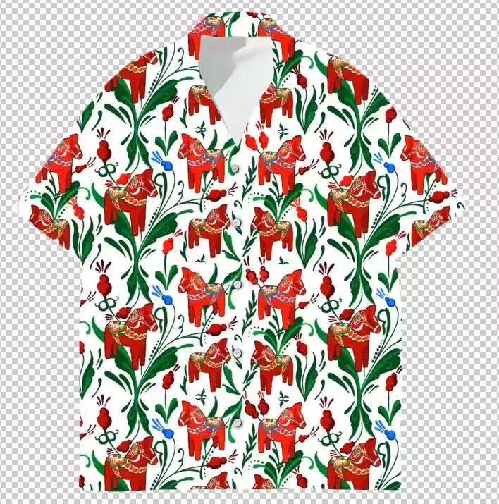 Skjorta - Dalahästar & Kurbits