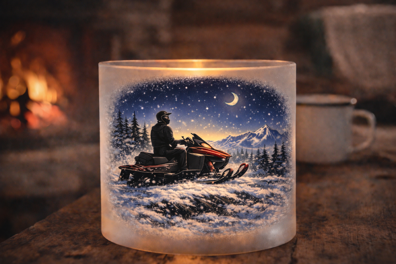 Frosted glass lantern - Scooter - 3