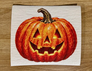 Dish Towel - Halloween Pumpkin