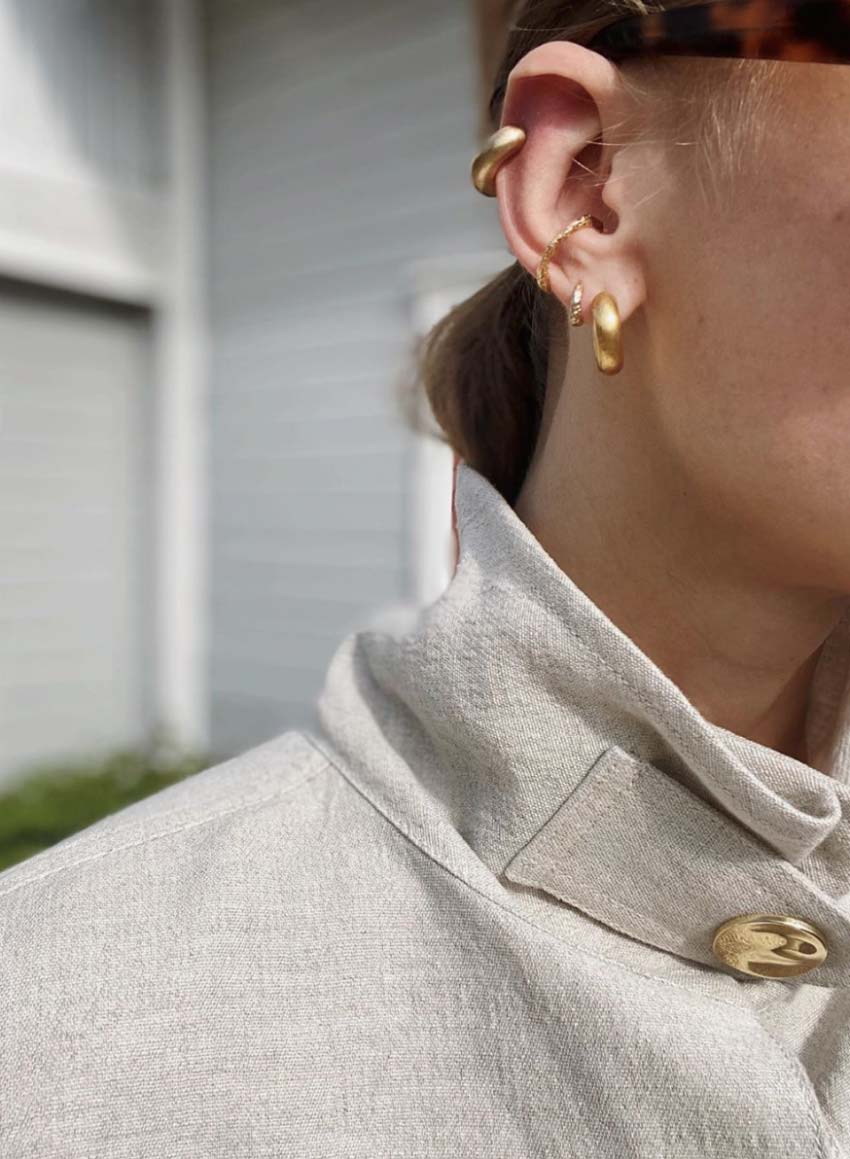 Jean Ear Cuff Gold - 3