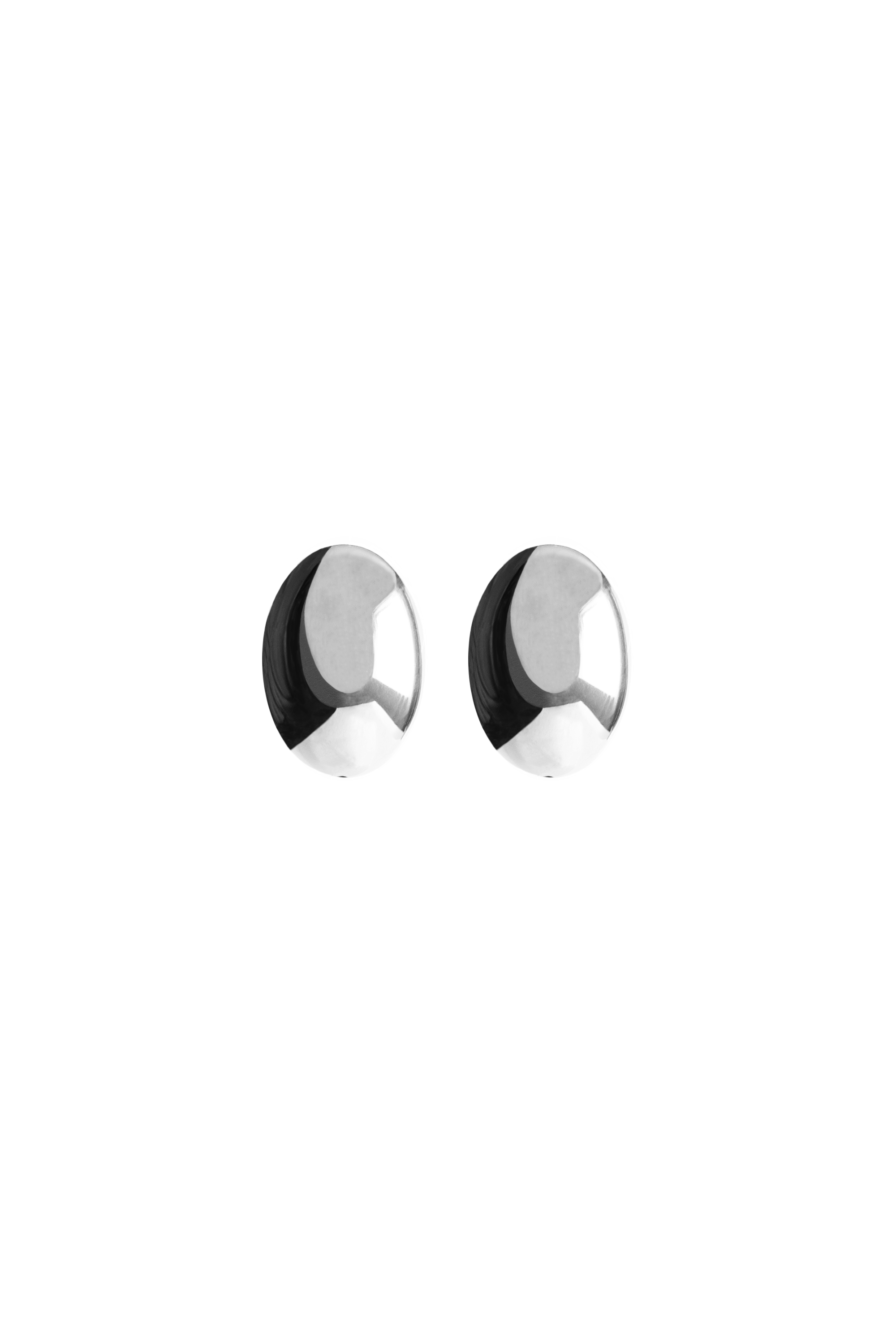 Manièra grande örhänge silver