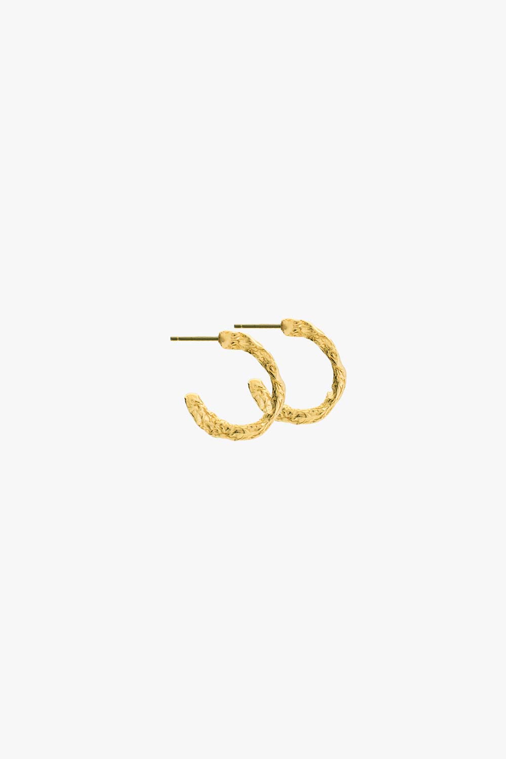 Small Marlene Hoops Gold - 4