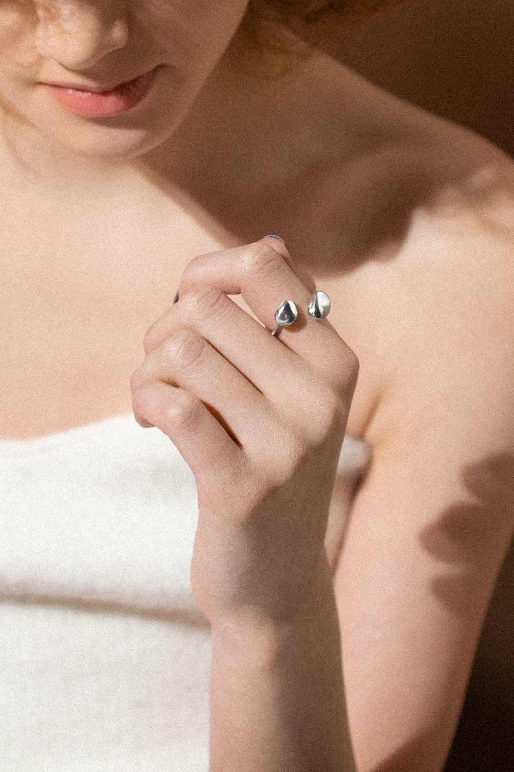 Quincie Ring Silver - 3