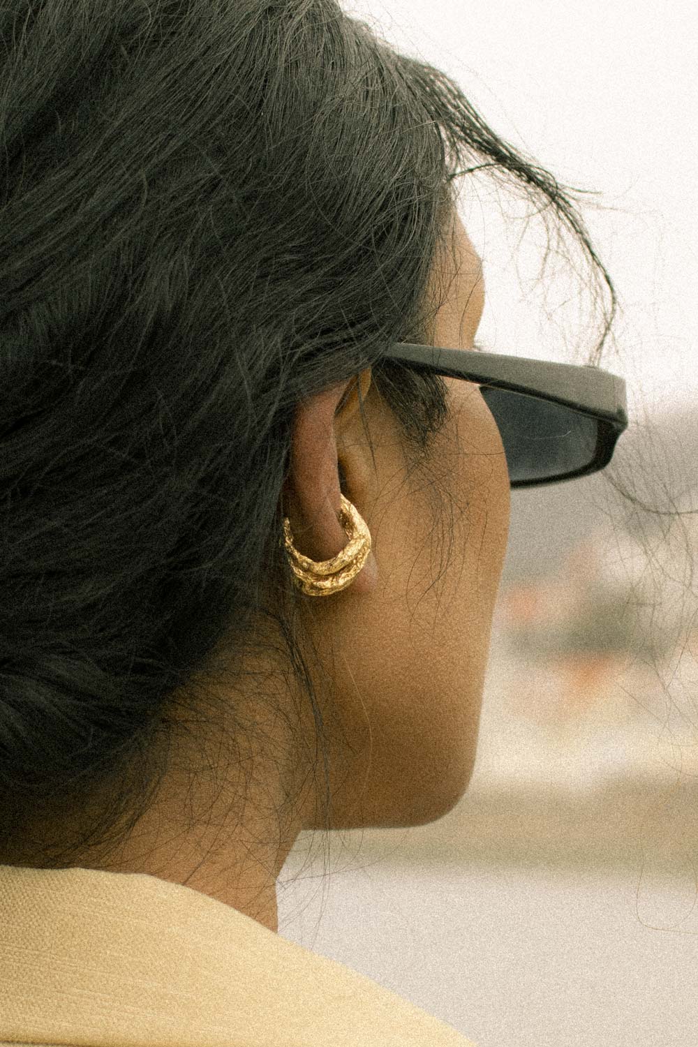 Jean Ear Cuff Trippel Guld