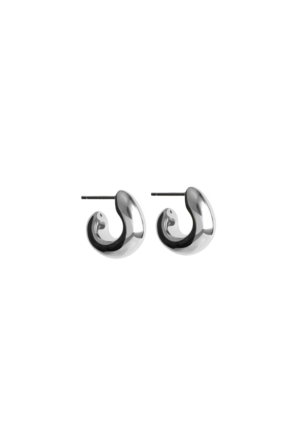 Olivia Hoops Silver
