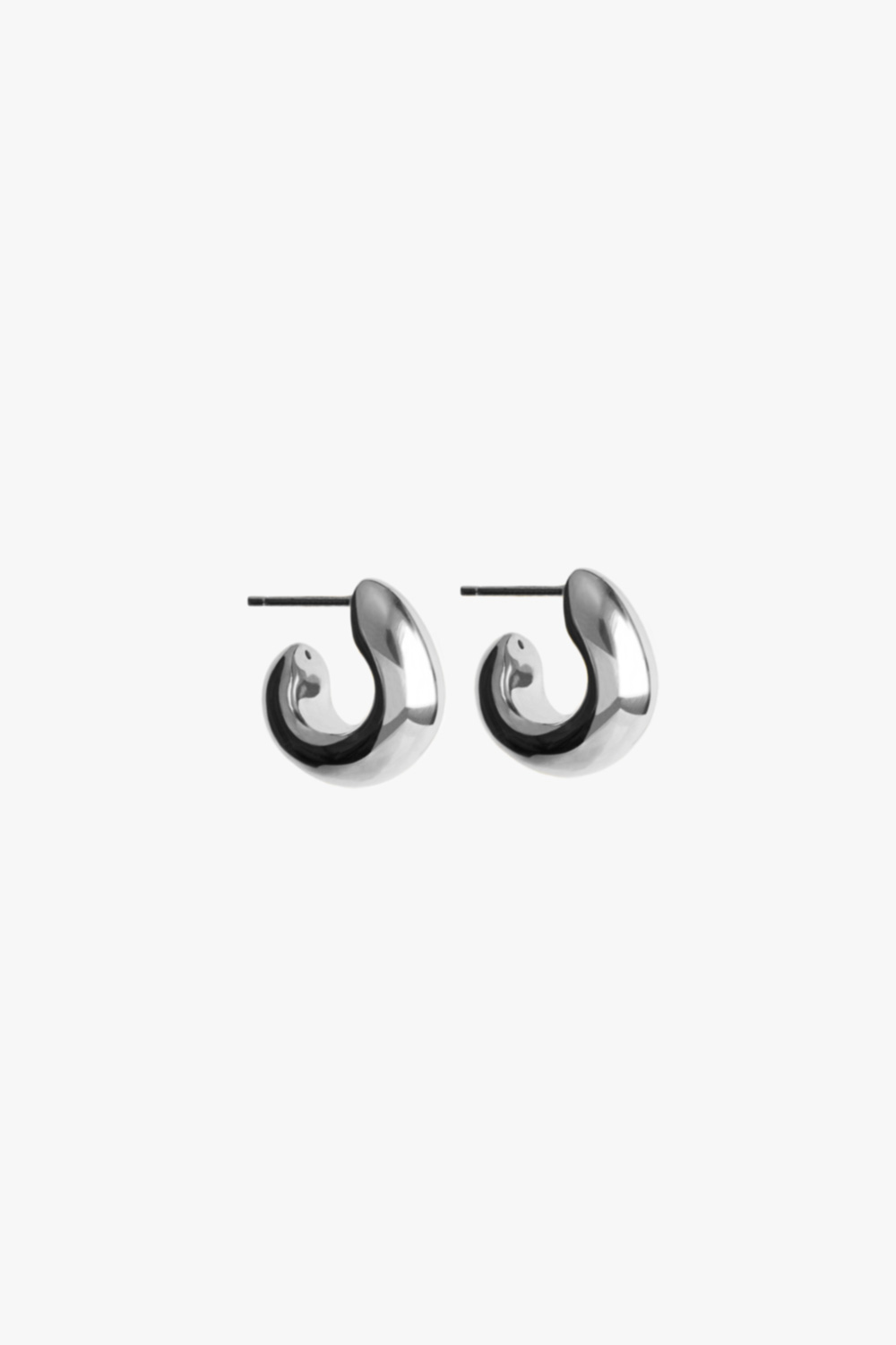 Olivia Hoops Silver - 4