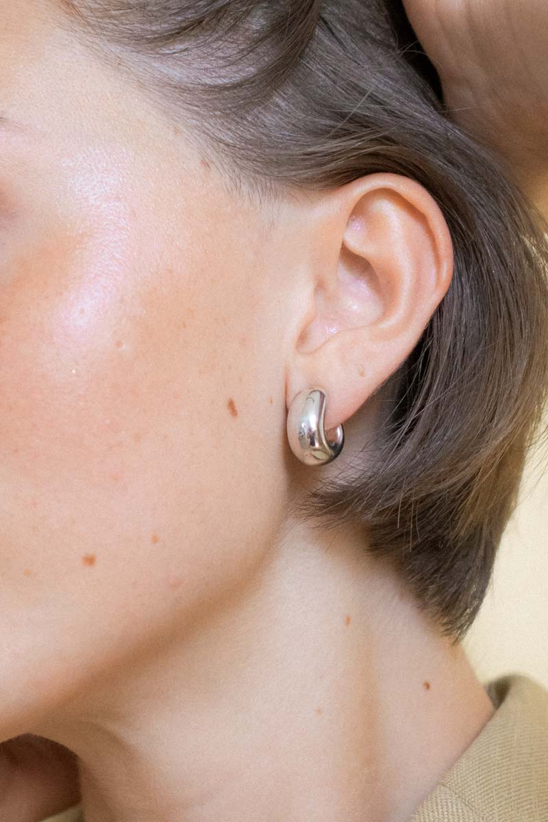 Olivia Hoops Silver - 3