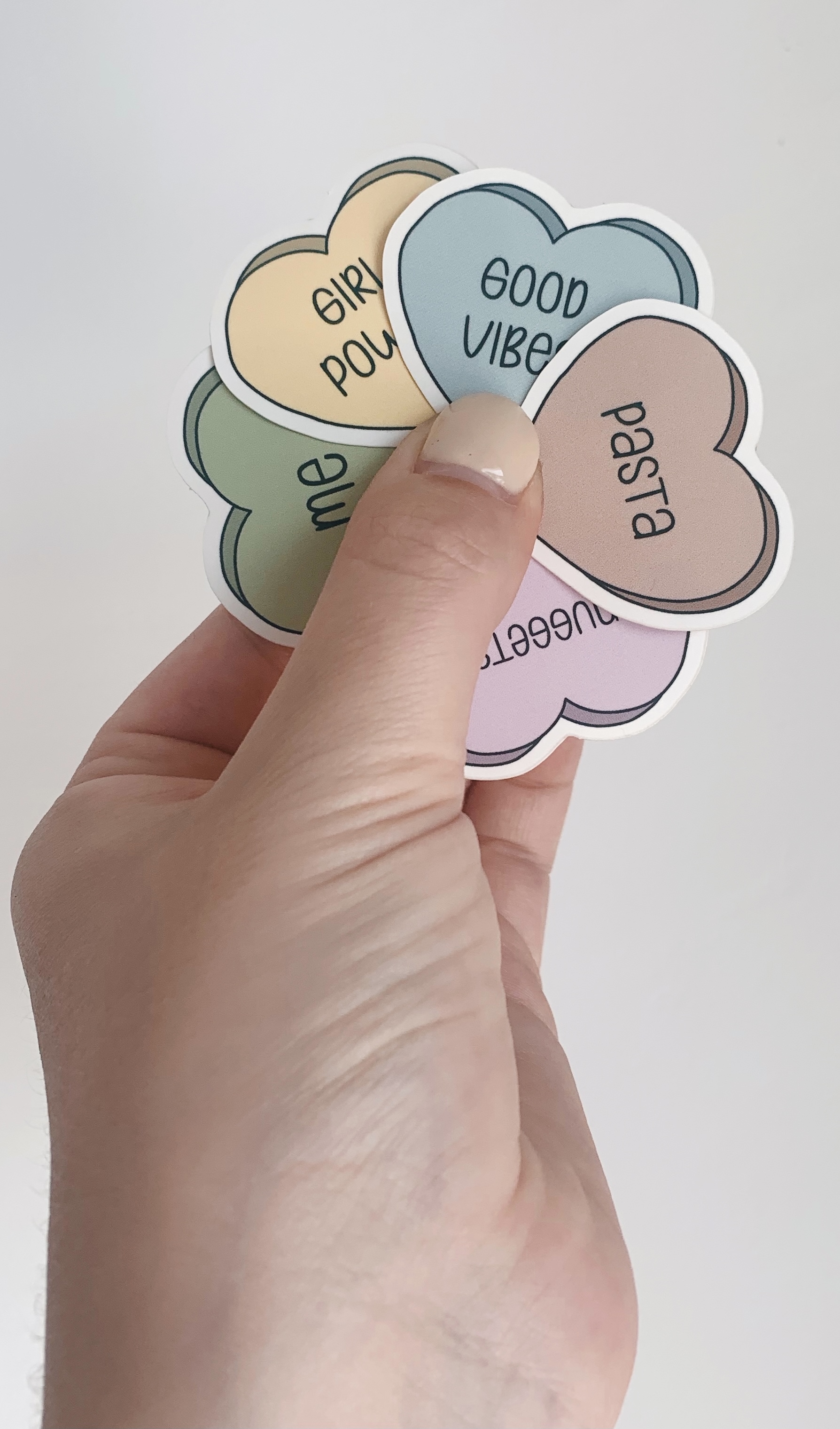 Heart mix-pack stickers