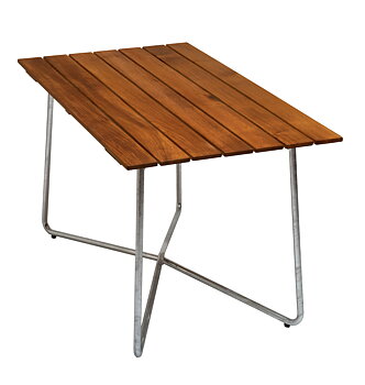 GRYTHYTTAN BORD B25A 120 OBEHANDLAD TEAK