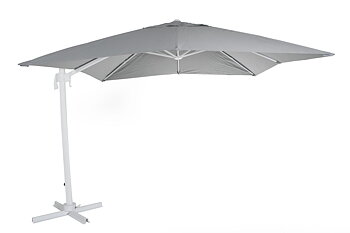 LINZ PARASOLL 300x300 VIT/GRÅ