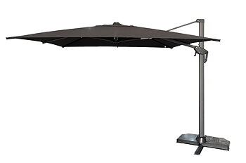 SIDOHÄNGT PARASOLL 300x300 ANTRACIT/GRÅ