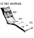 CANYON DÄCKSTOLSDYNA BLÅ - 2