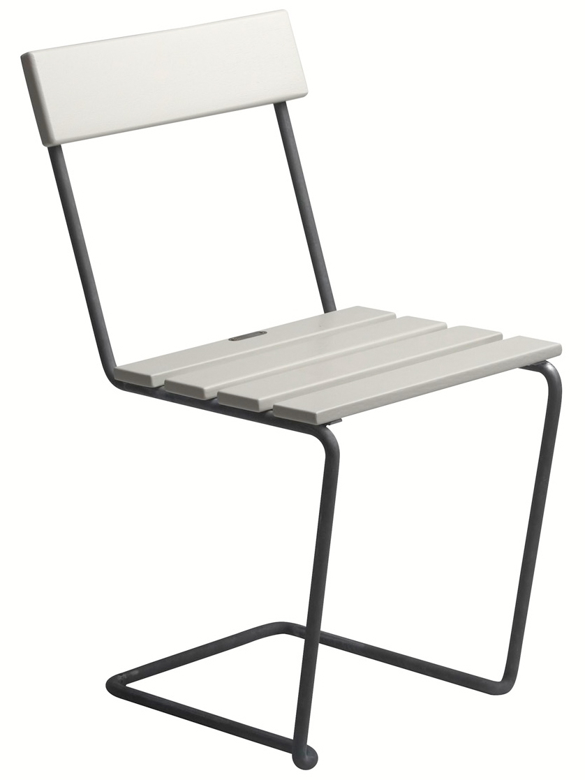GRYTHYTTAN STOL 1 VITLACKAD EK - 3