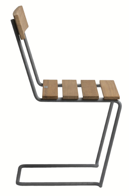 GRYTHYTTAN STOL 1 OBEHANDLAD TEAK - 2