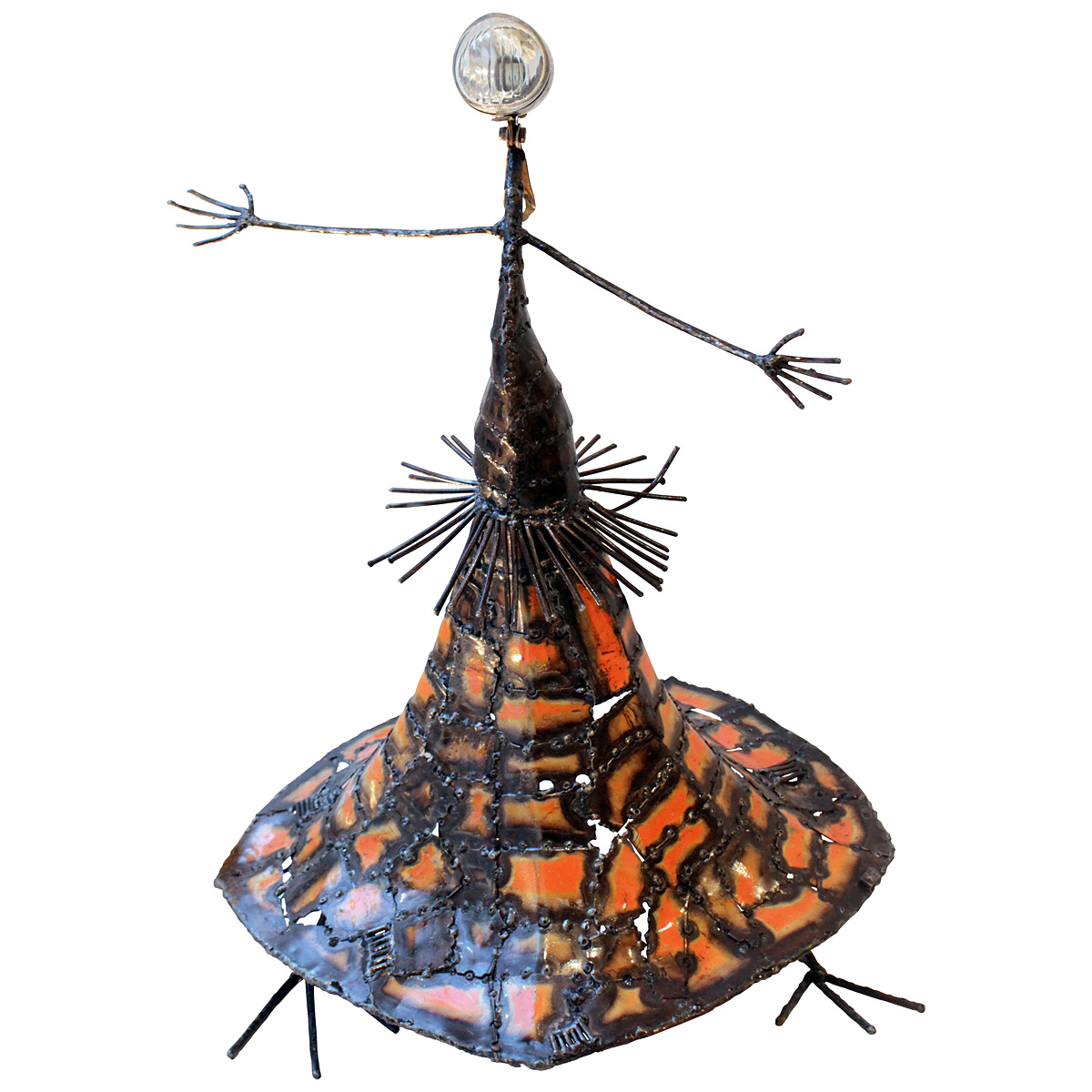 Metallskulptur dansös