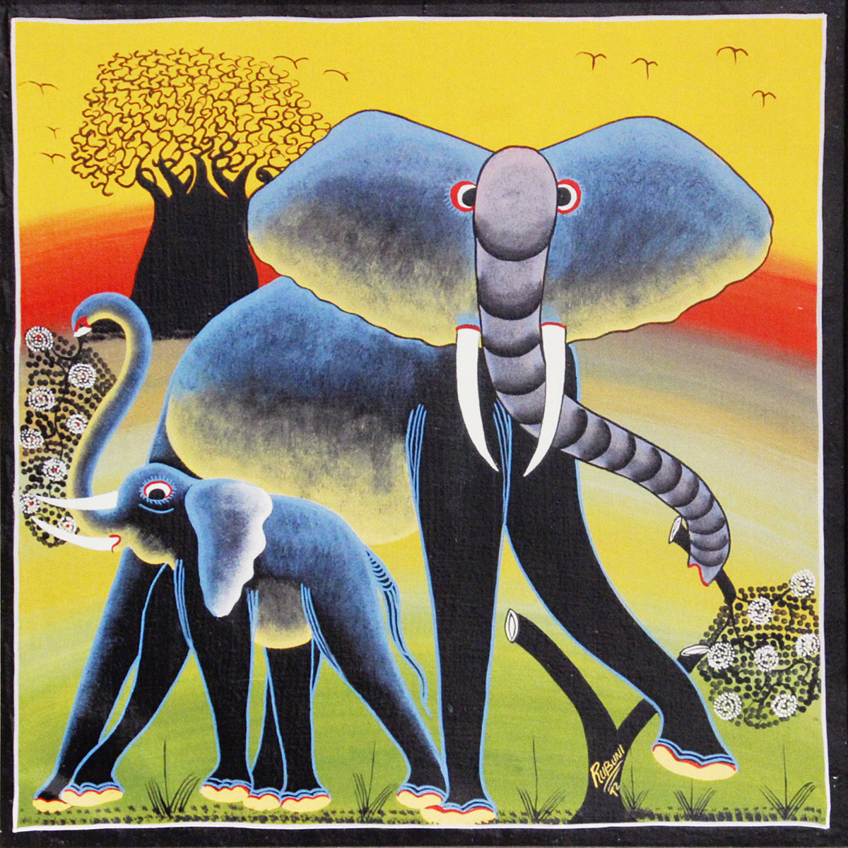 Vykort Tingatinga - 4