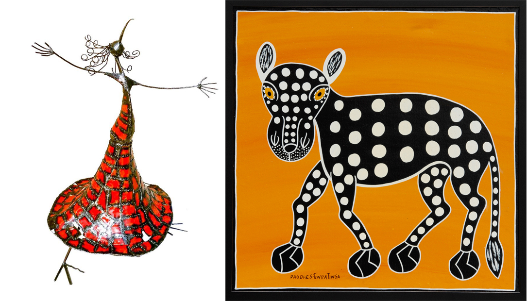 Tingatinga och Xavier Sayago