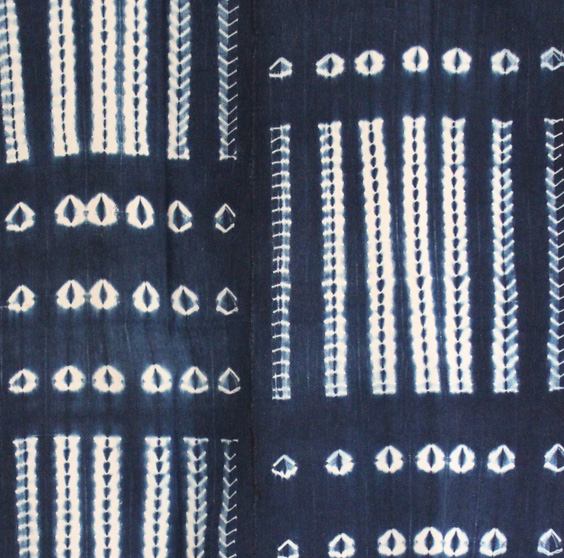 Afrikanska tyger Vintage & handvävda