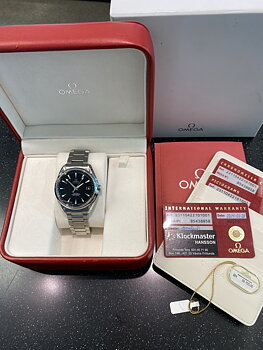 SÅLD 8 oktober 2022 för 34.900:- Omega Seamaster Aqua Terra 41,5 mm "GOLF"