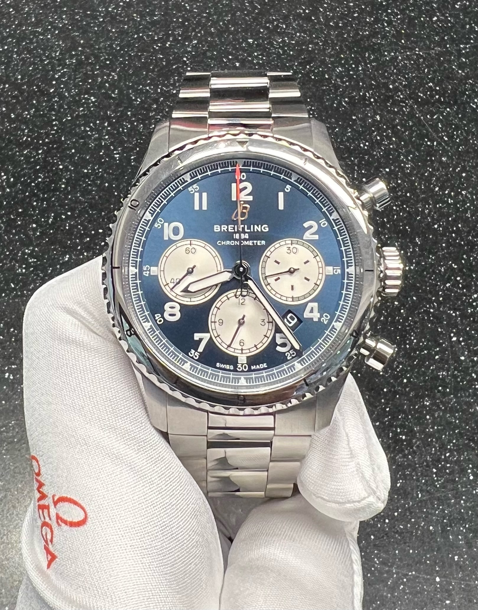 SÅLD 16 januari för 39.900:- Breitling Aviator 8 B01 43 Chronograph - 7