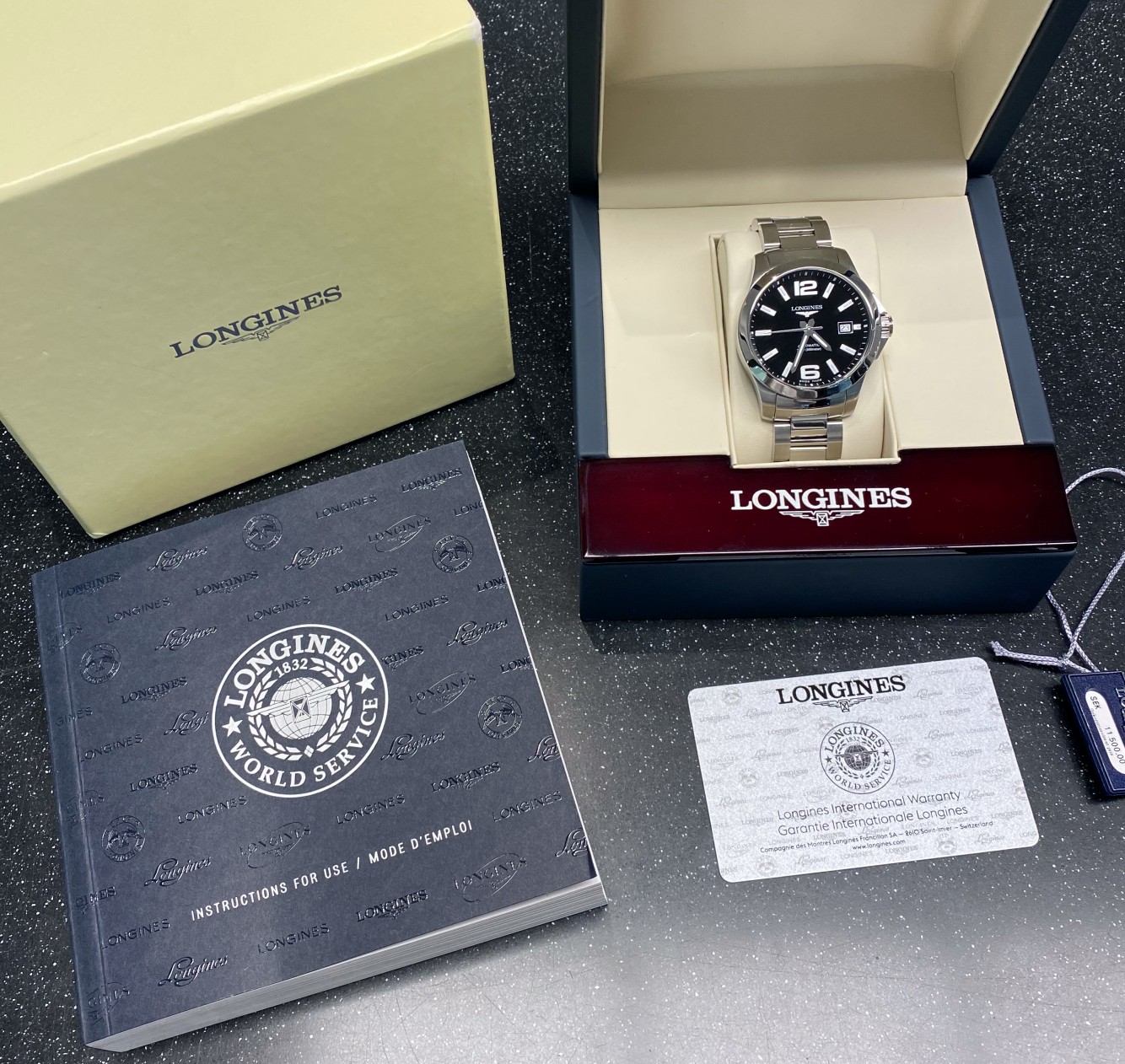 S LD 12 nov 2020 f r 6.900 Longines Conquest Automatic Erikson