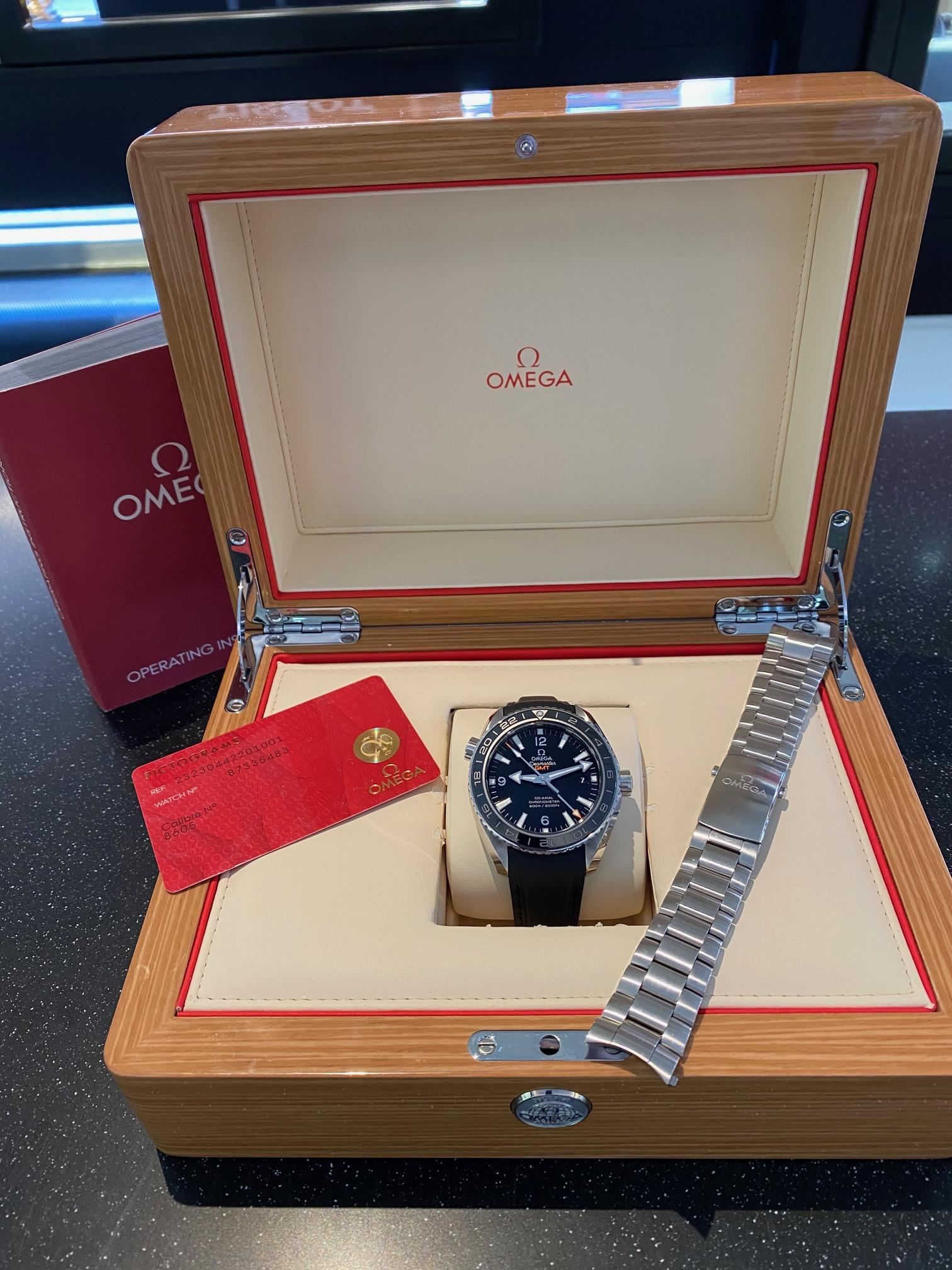 SÅLD 11 feb 2021 för 34.900:- Omega Planet Ocean GMT Svart - 2