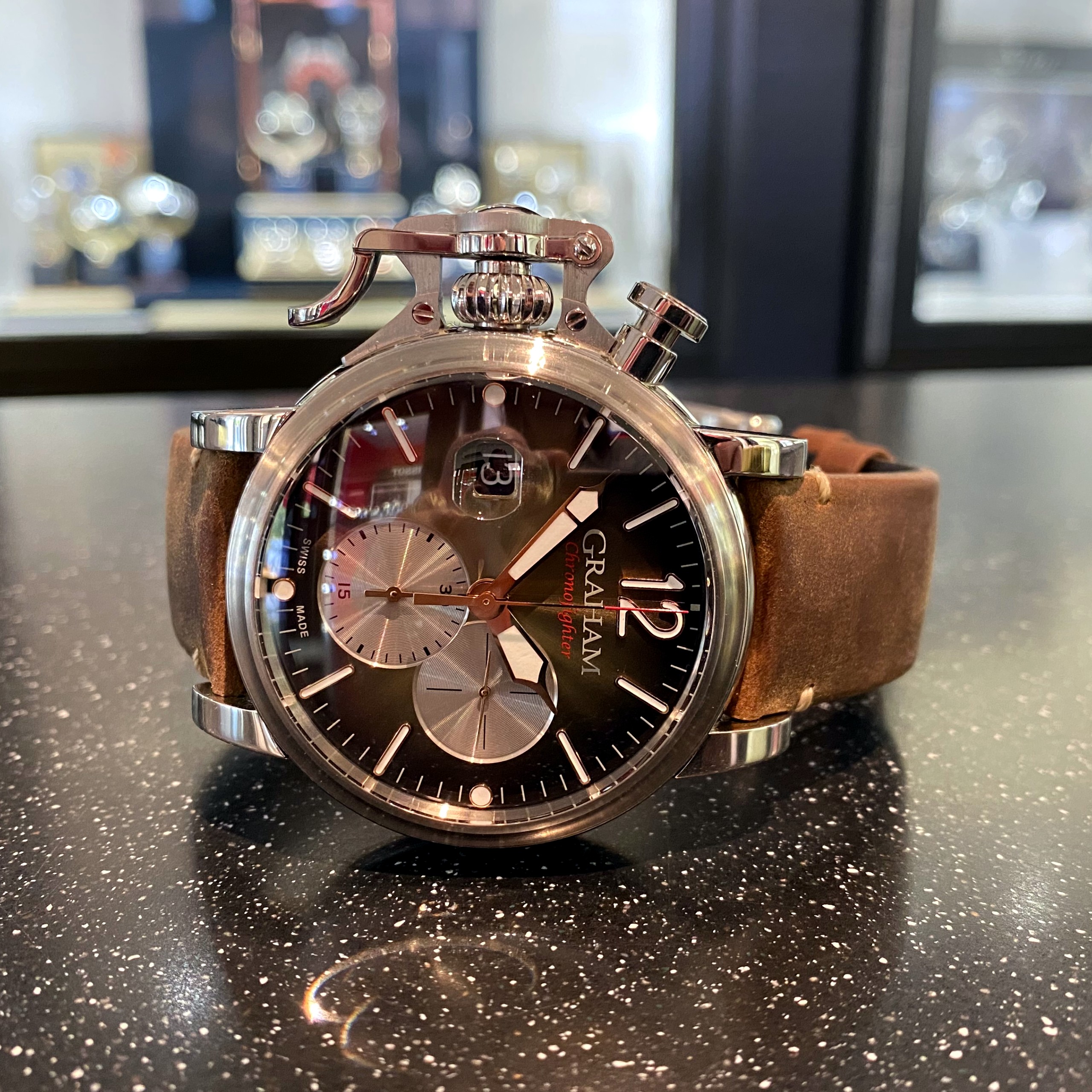 SÅLD 2 juli 2020 för 24.900:- Graham Chronofighter Vintage