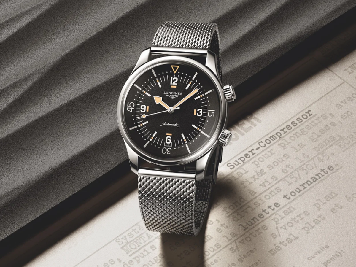 Longines Legend Diver 59, 42 svart