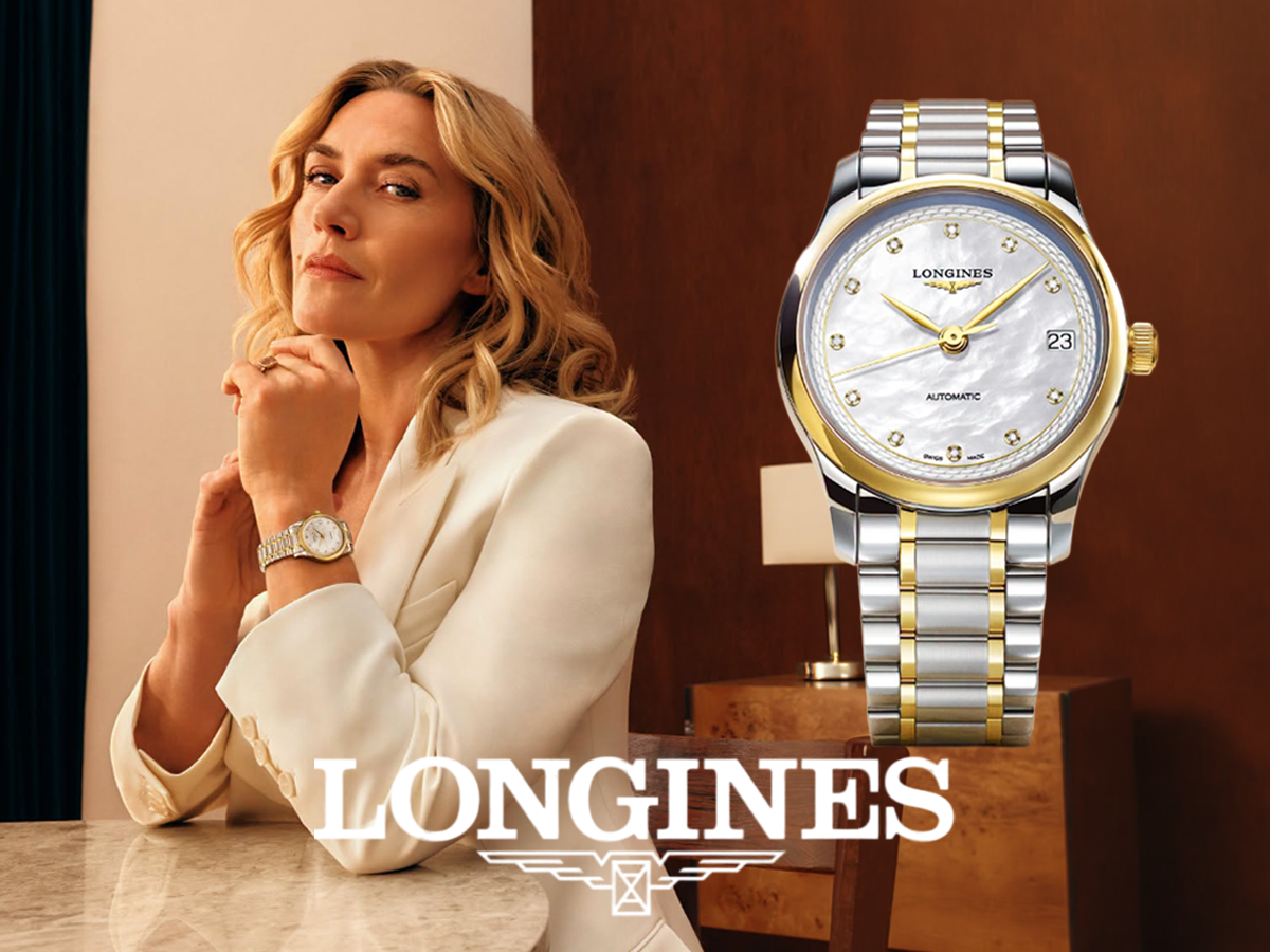 Longines Master Collection 30 pärlemor med diamant index och guld