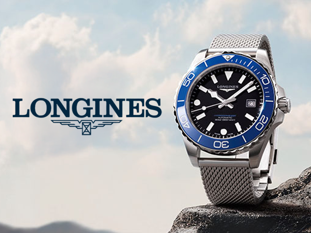 Longines Hydroconquest 42 blå och svart