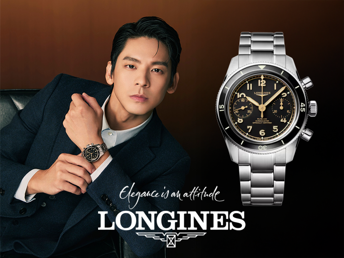 Longines Spirit Pilot Flyback 39,5 svart
