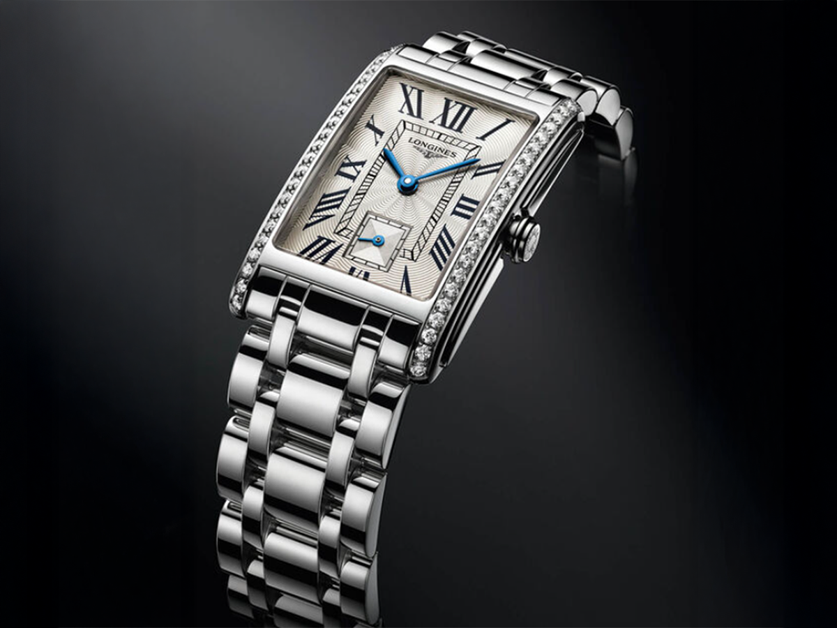 Longines DolceVita romerska siffror diamant bezel 17,70 X 27,00