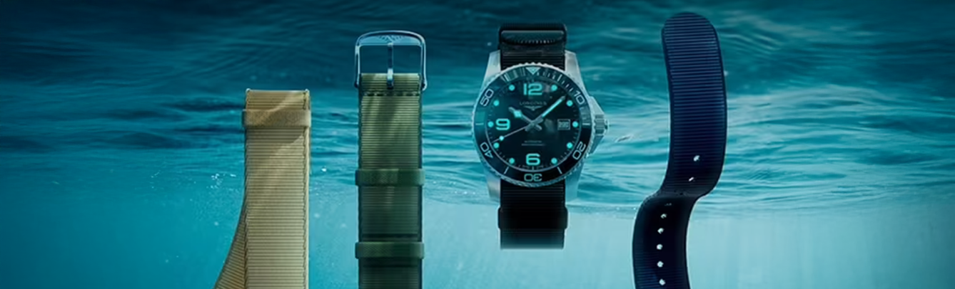 Longines grönt nato band