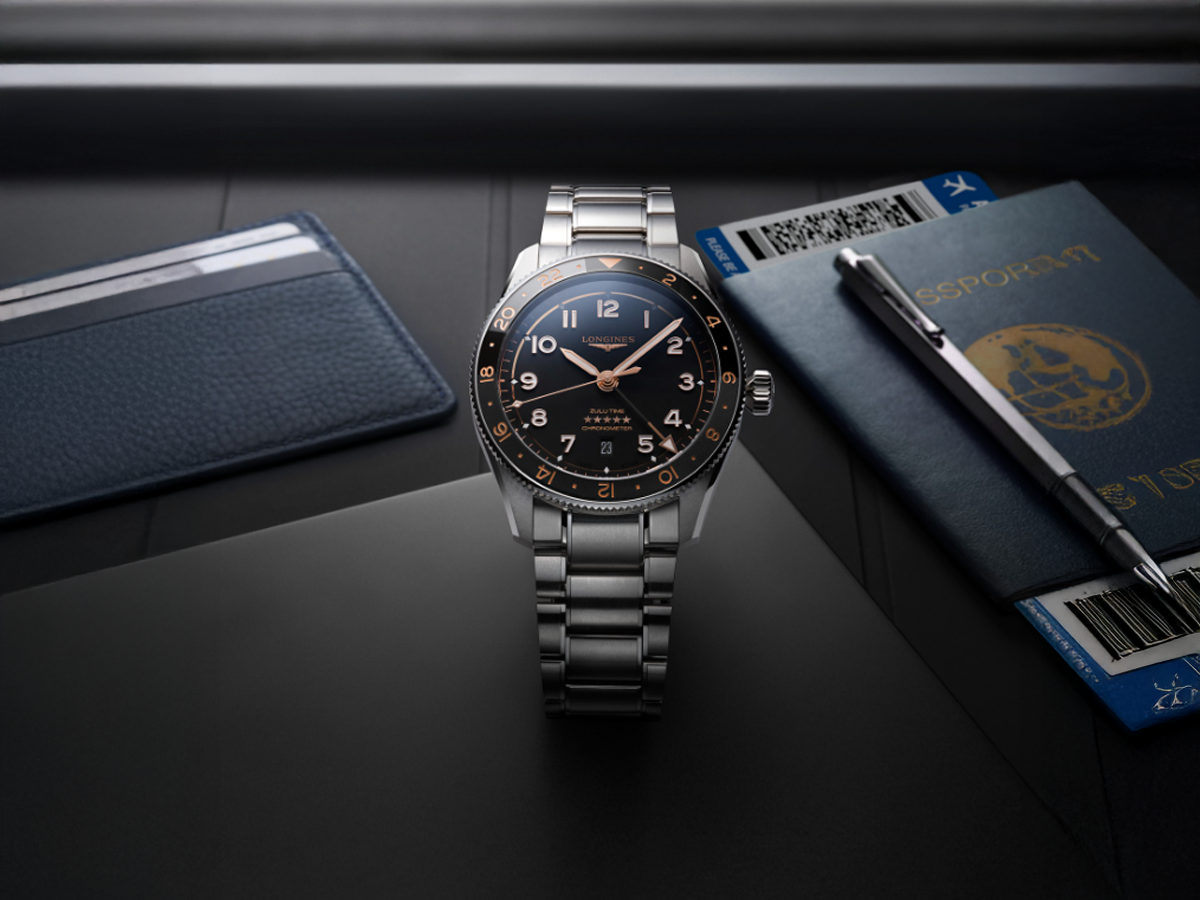 Longines Spirit Zulu Time 39 antracit