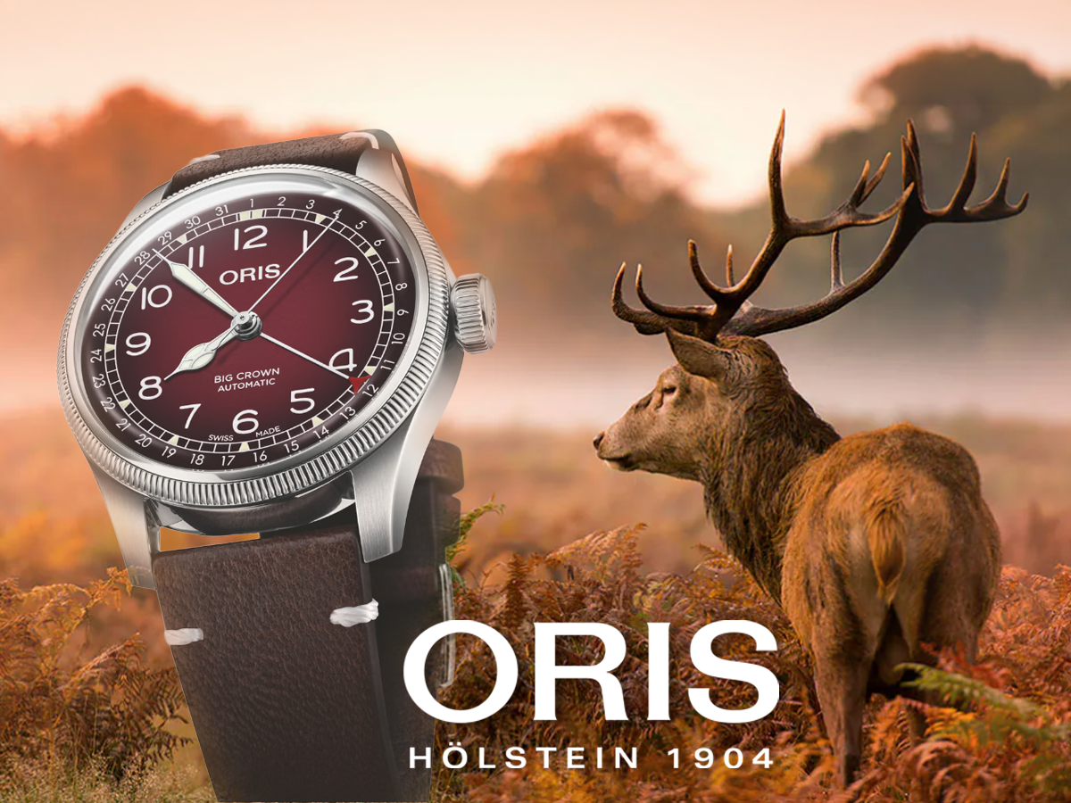 Oris Big Crown X Cervo Volante röd 40
