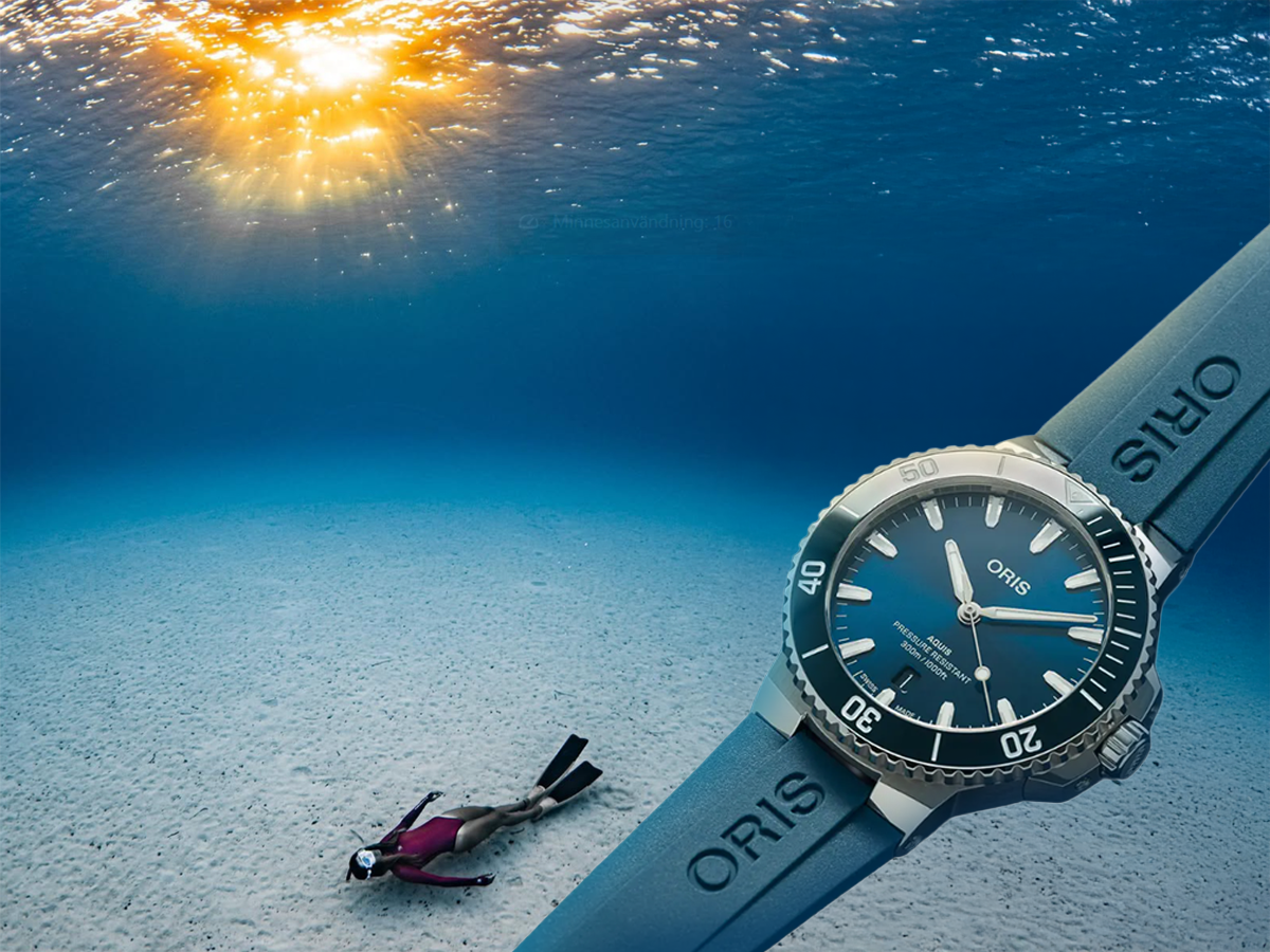 Oris Aquis Date 41,5 blå
