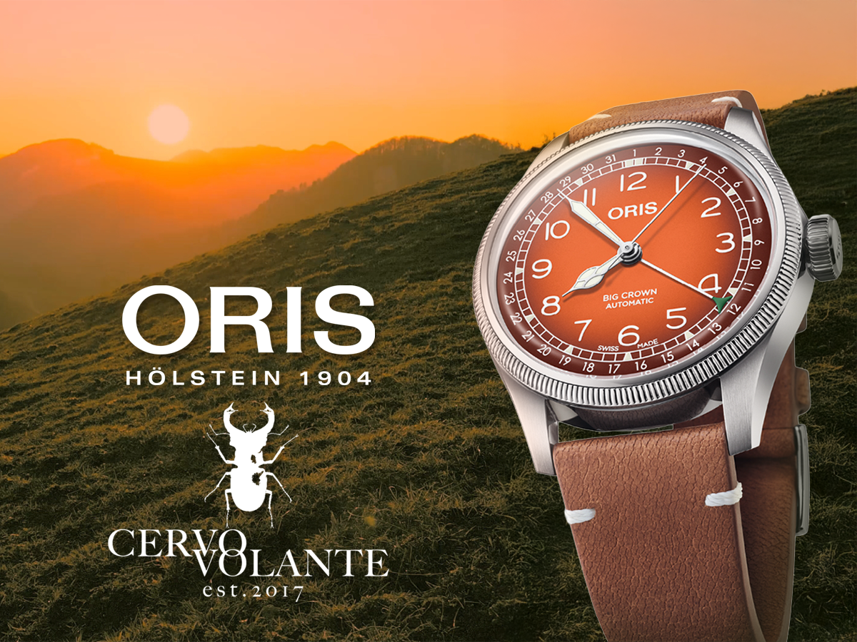 Oris Big Crown X Cervo Volante orange 40