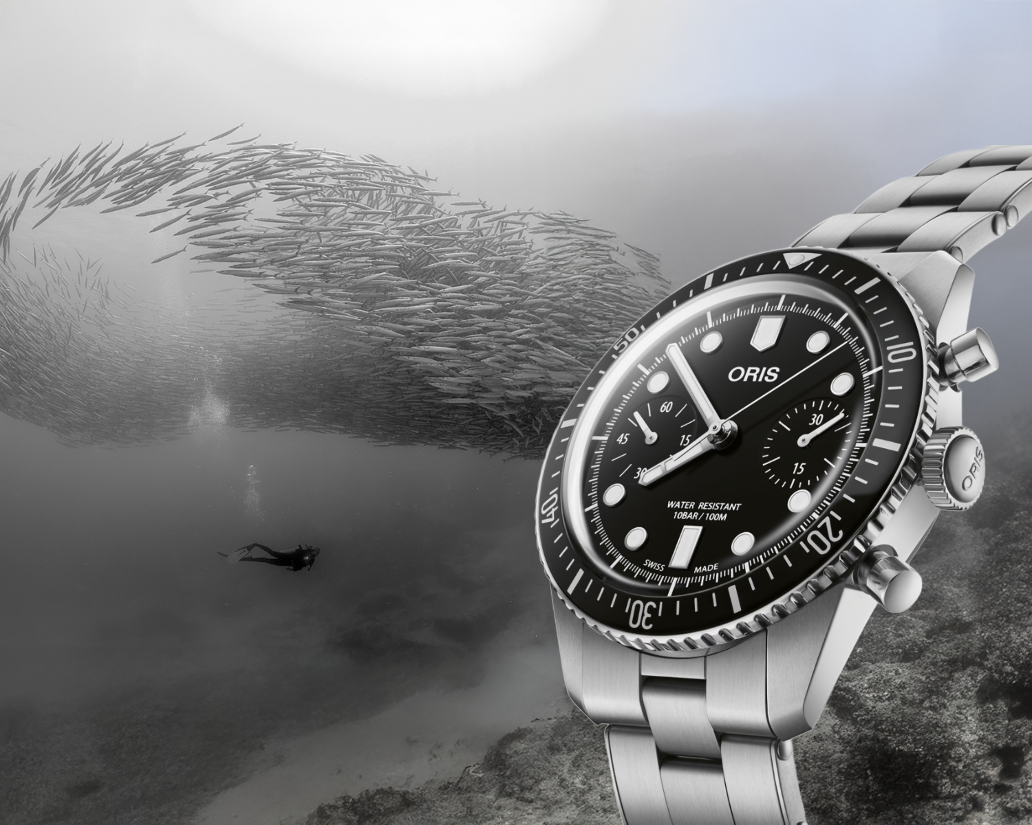 Oris Divers Sixty-Five Kronograf 40 svart