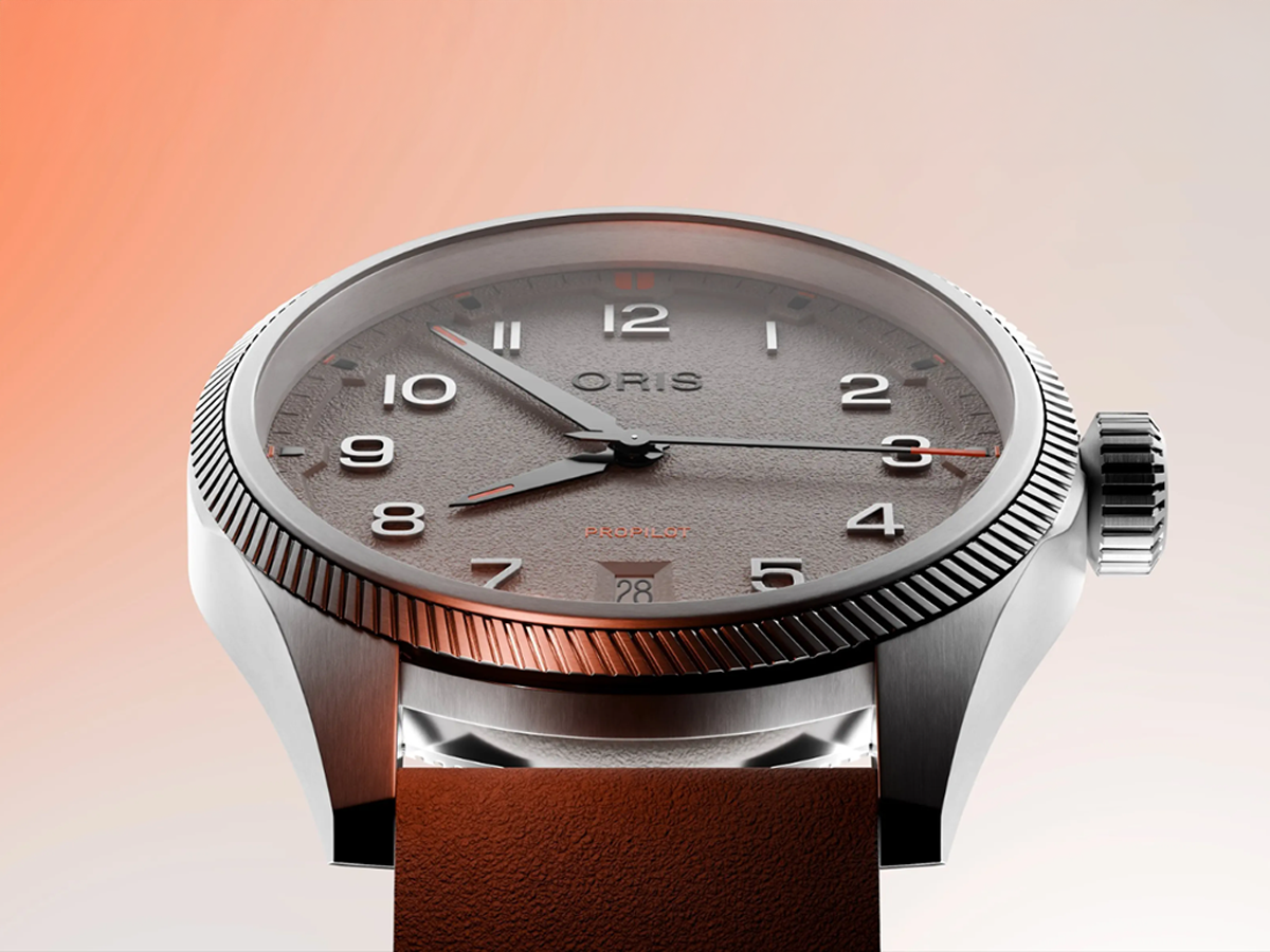 Oris ProPilot Date 41 grå
