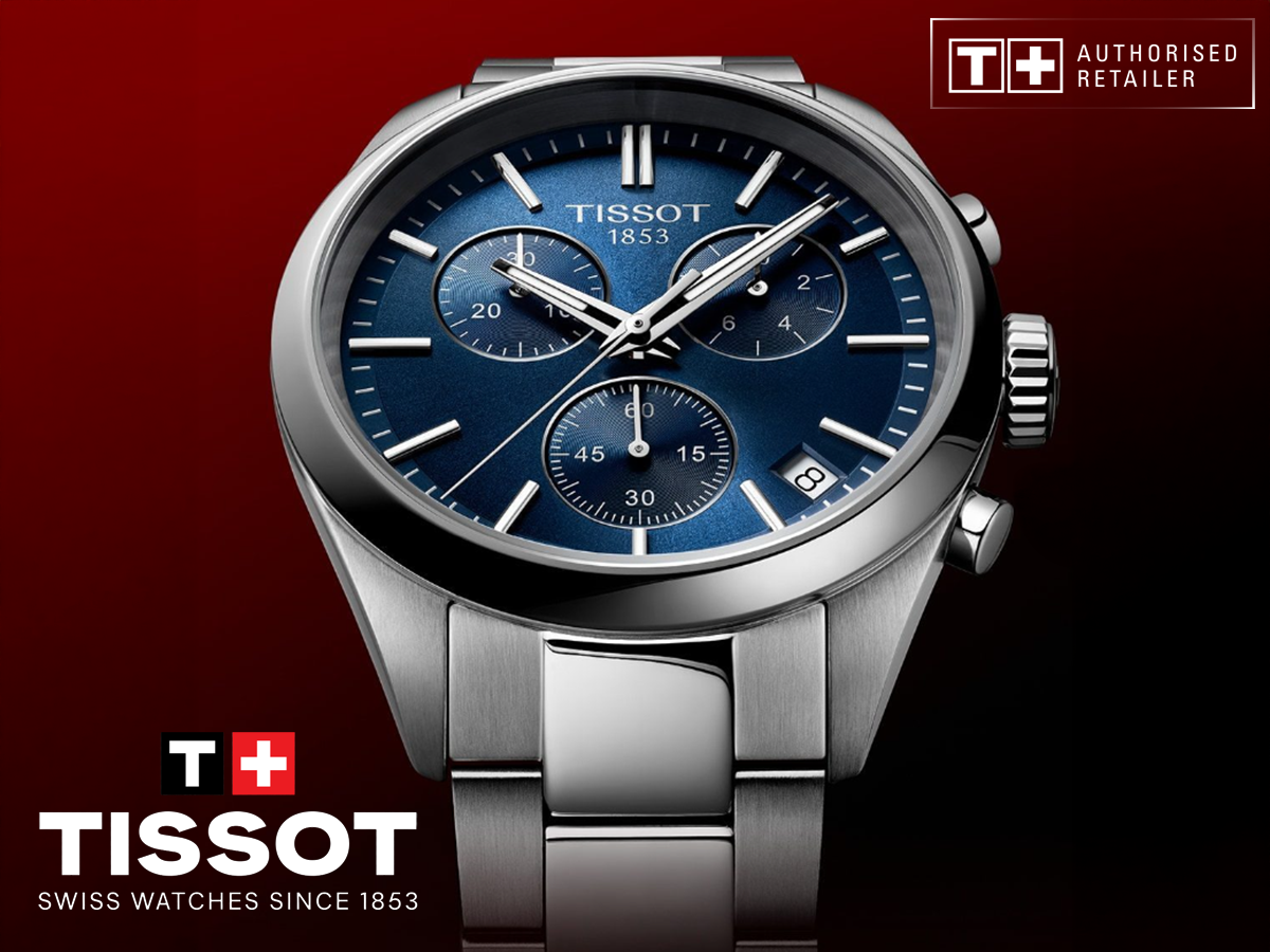 Tissot PR 100 Chronograph blå 40