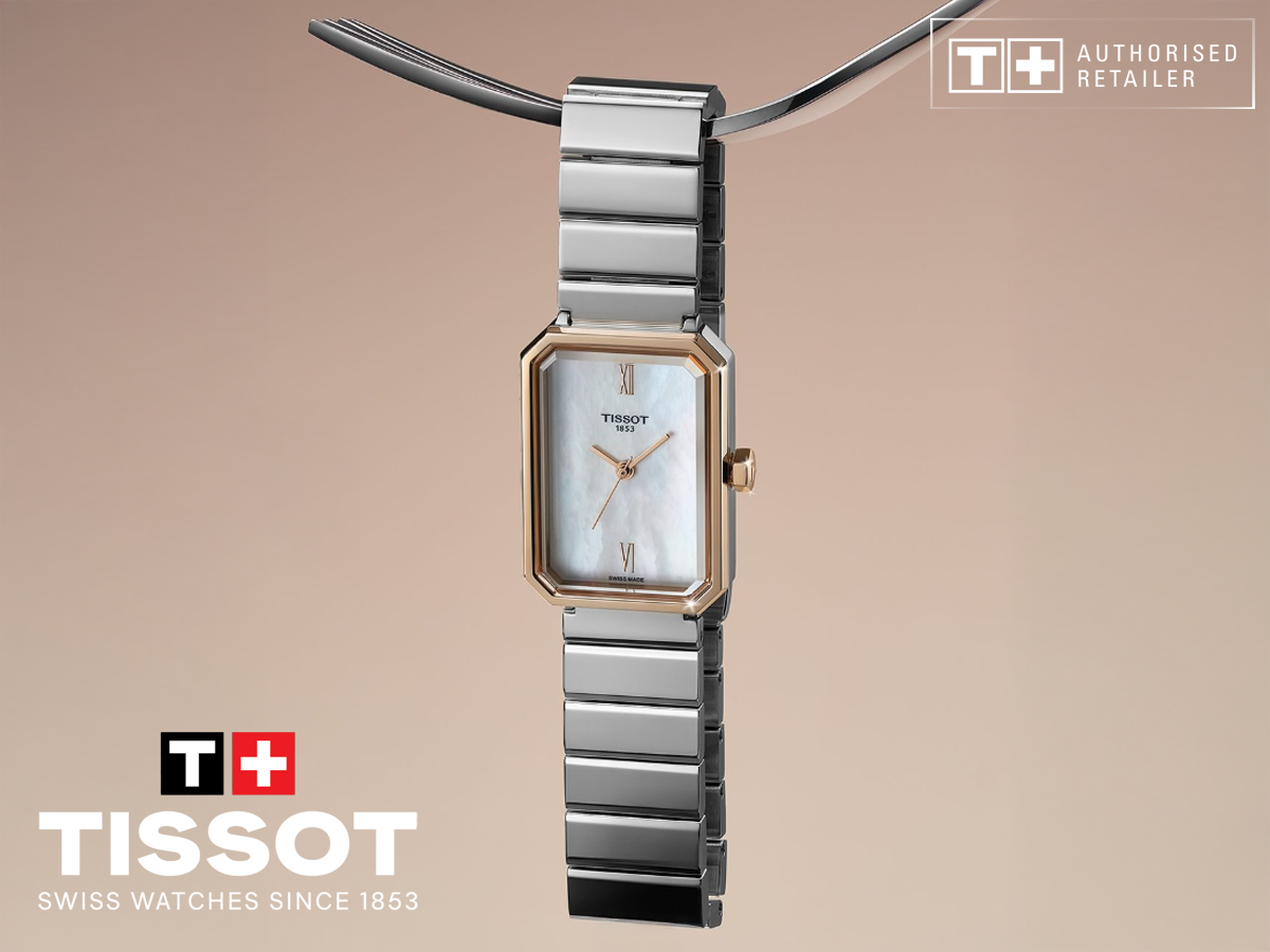 Tissot SRV roséguld och pärlemor