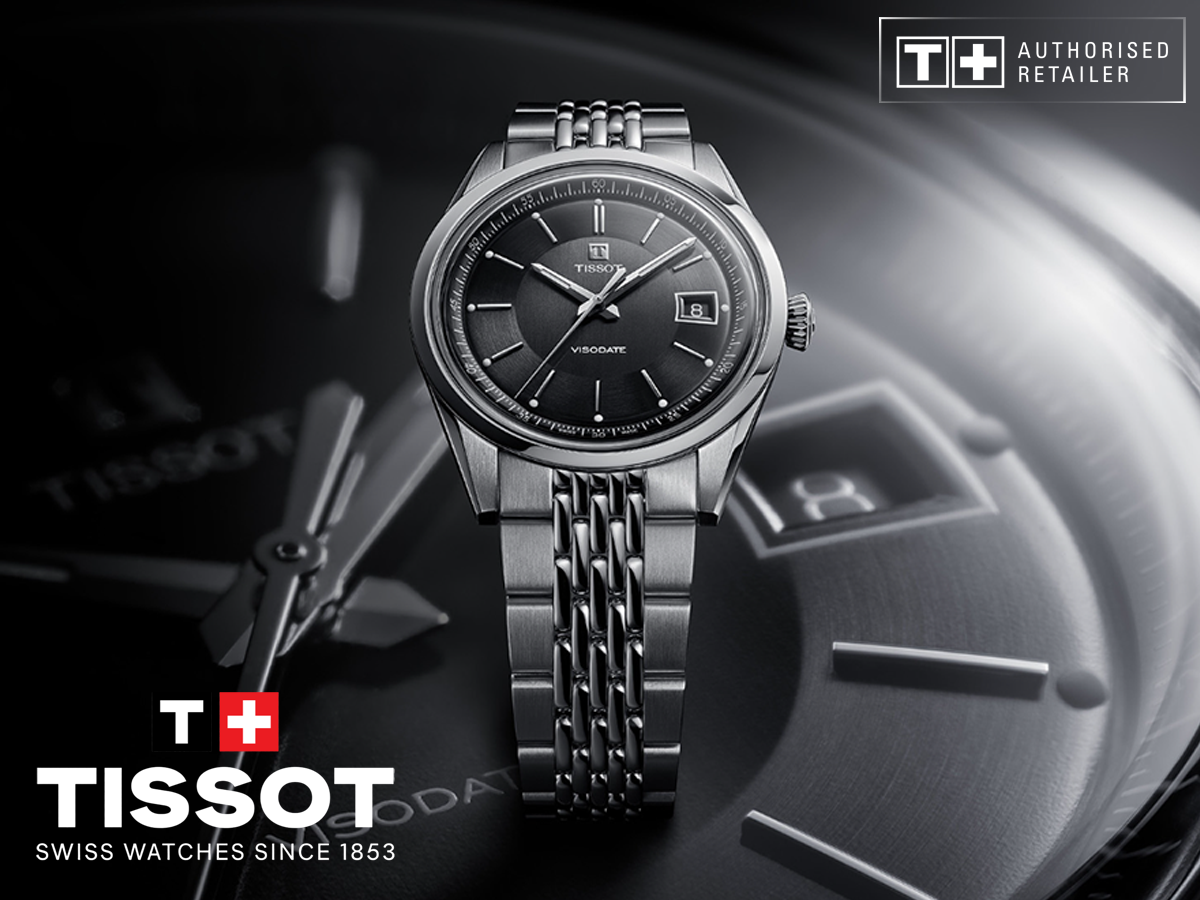 Tissot Visodate svart 39