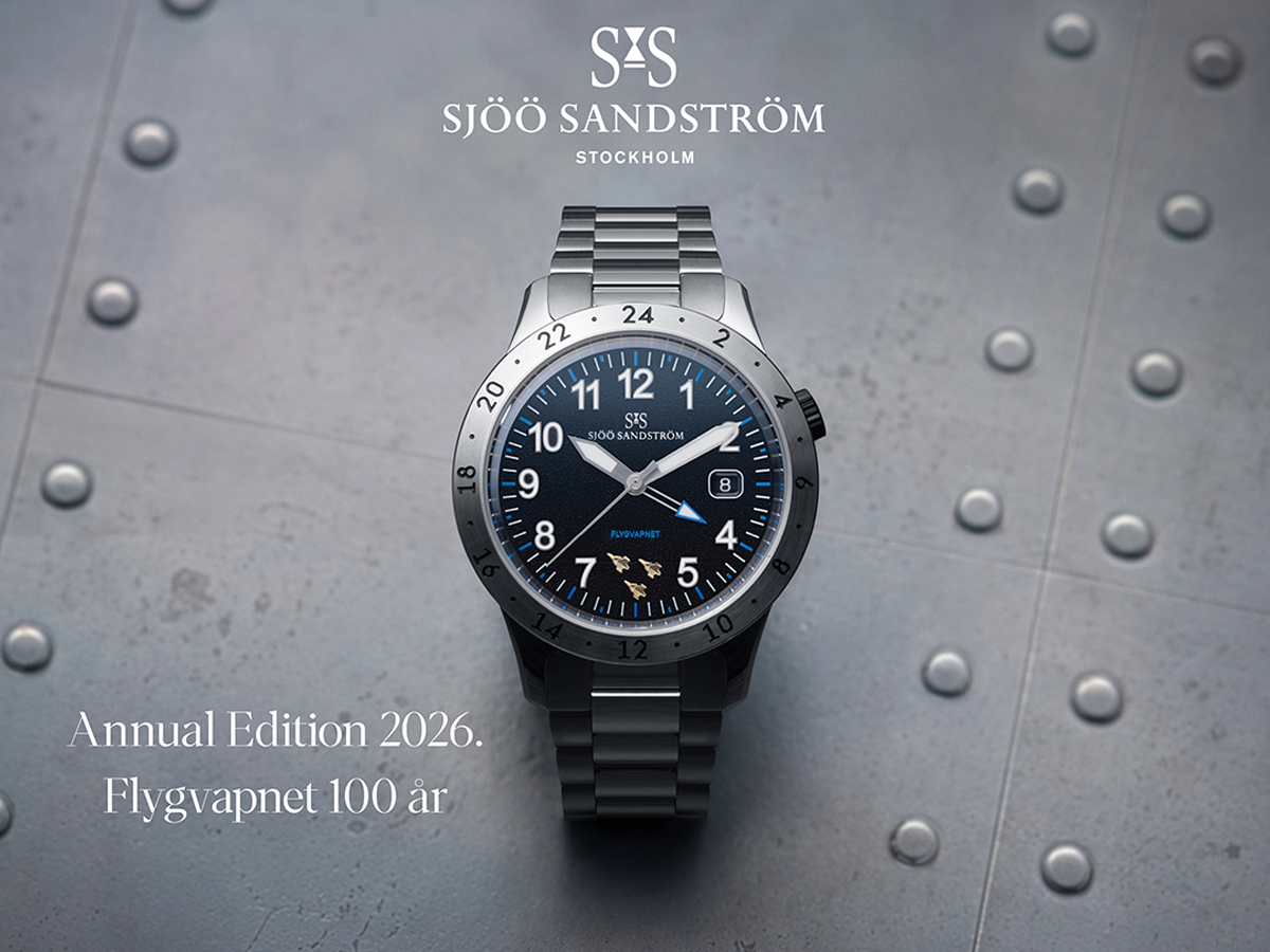 Sjöö Sandström Annual Edition 2026 Royal Steel Worldtimer 41